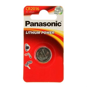 Батарейка литиевая Panasonic CR2016 (1 шт.) - фото 34448
