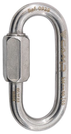 Карабин Oval Stainless Steel Plated Quick Link 8 mm | CAMP - фото 39438
