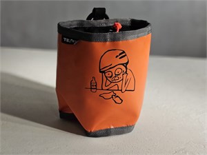 Подсумок TAKE! с нанесением Микро Выгорание TakePSmic_burnout_orange - фото 44034