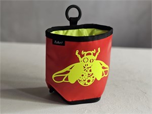 Подсумок TAKE! с нанесением Микро Муха TakePSmic_fly_red-yellow - фото 44076