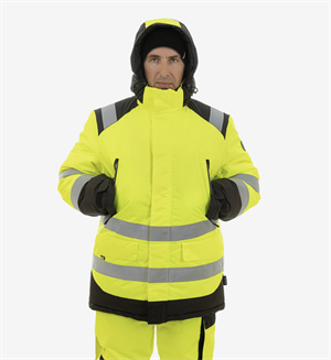 Зимняя сигнальная куртка-парка Brodeks KW217 KW217YELLOW_L