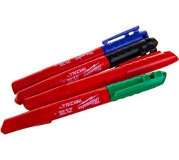 Маркеры тонкие Цветный INKZALL™ набор (Синий/Красный/Зеленый/Черный)