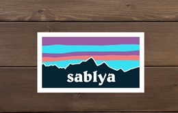 Наклейка виниловая "Sablya"