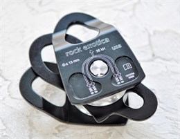 Блок-ролик Machined Rescue Double Pulley 1.5"  BLACK | Rock Exotica АКЦИЯ P22-D-B 1