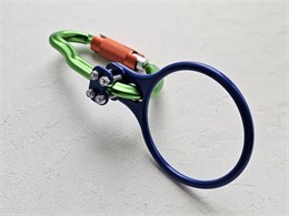 Страховочно-спусковое устройство восьмерка GURU Infinity на карабине GURU Grass Twist-Lock guru03-12gr