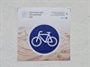 Наклейка виниловая "Знак 4.4.1. Велосипедная дорожка" - фото 37813