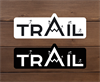 Наклейка виниловая "Trail" - фото 37960