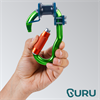 Ролик Treck V2 на карабине GURU Grass Twist Lock